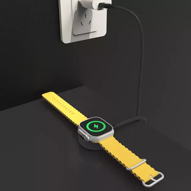 Dudao A12C Inductive Charger for Apple Watch 1.2m - Black 3