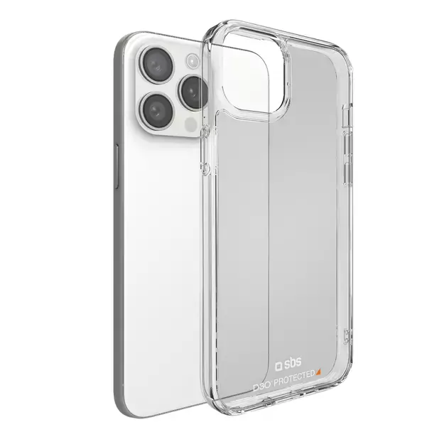 SBS D3O iPhone 15 Pro Case - Transparent 4
