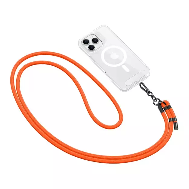 Tech-Protect C1S Rope Crossbody Strap Leash - Orange 4