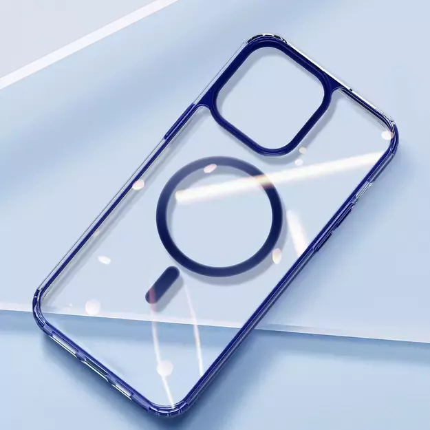 Dux Ducis Clin2 case for iPhone 14 Plus magnetic MagSafe cover blue 9