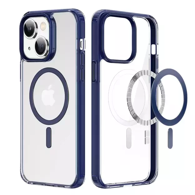 Dux Ducis Clin2 case for iPhone 14 Plus magnetic MagSafe cover blue 1