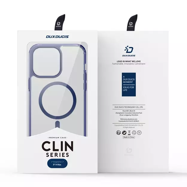 Dux Ducis Clin2 case for iPhone 14 Plus magnetic MagSafe cover blue 4