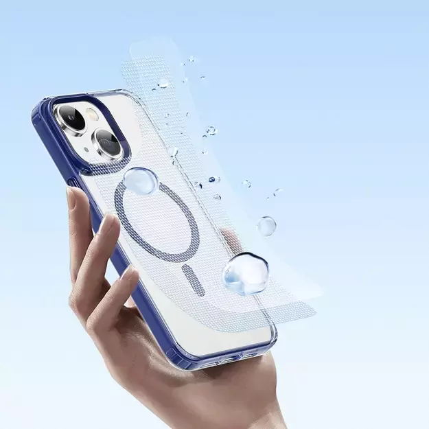 Dux Ducis Clin2 case for iPhone 14 Plus magnetic MagSafe cover blue 3