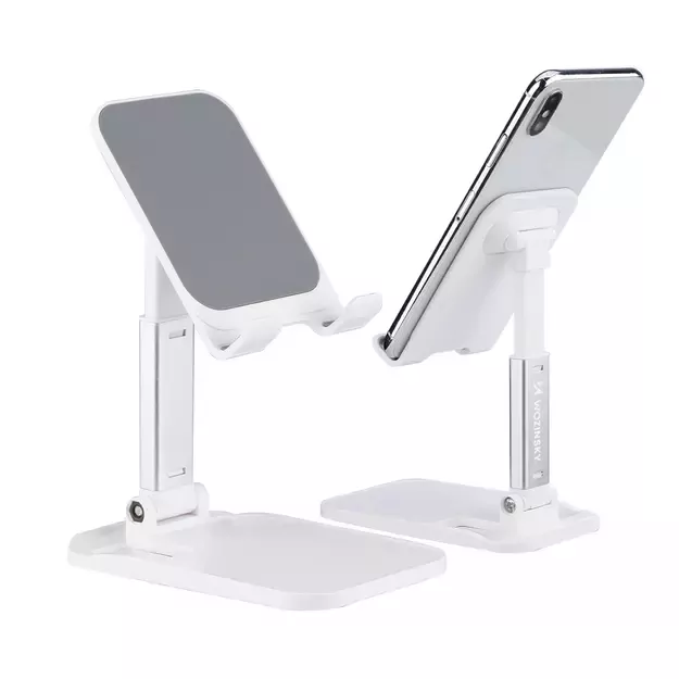 Wozinsky Desk Phone Stand Tablet Stand Foldable White (WFDPS-W1) 2