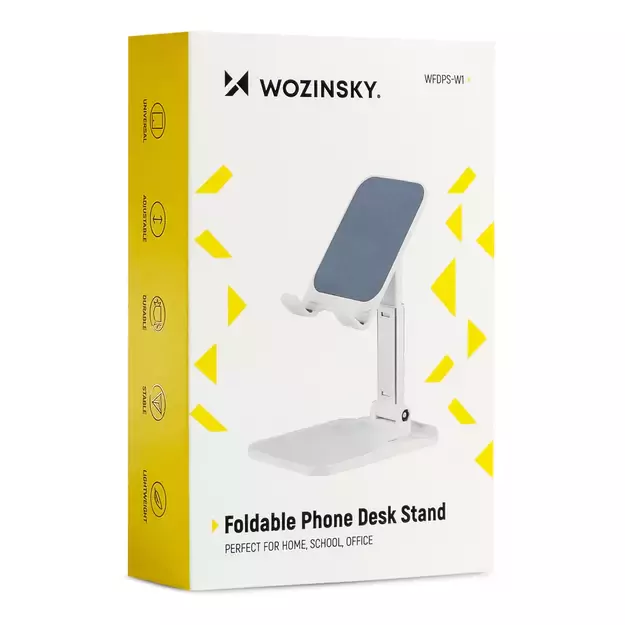 Wozinsky Desk Phone Stand Tablet Stand Foldable White (WFDPS-W1) 7