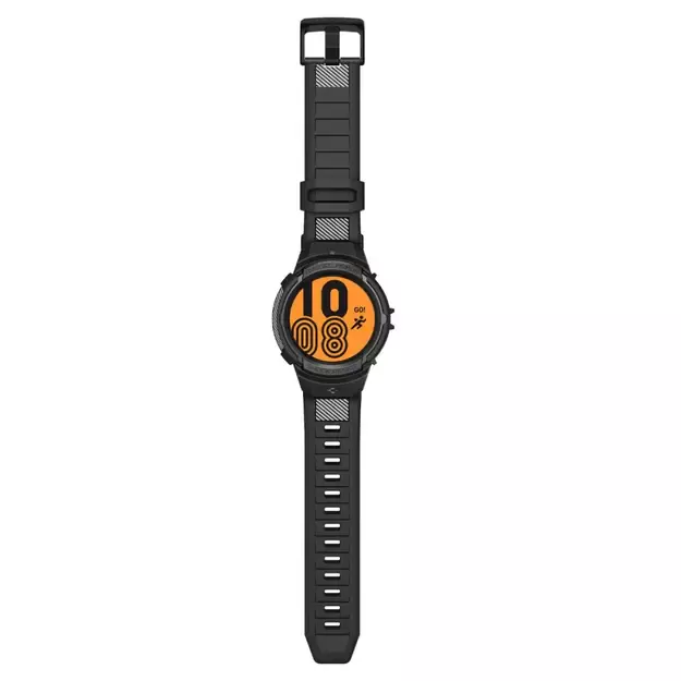 Spigen Rugged Armor Pro Case with Strap for Samsung Galaxy Watch 5 Pro (45mm) - Black 22