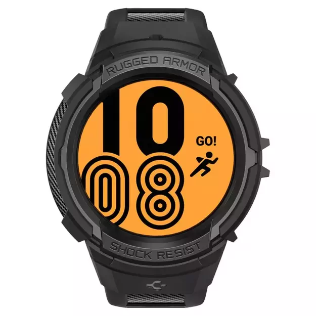 Spigen Rugged Armor Pro Case with Strap for Samsung Galaxy Watch 5 Pro (45mm) - Black 20