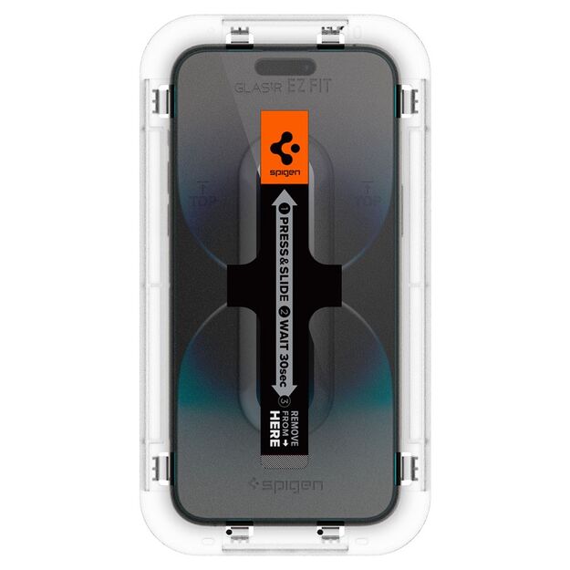 Spigen Glas.tR EZ Fit tempered glass for iPhone 14 Pro - 2 pcs. 5