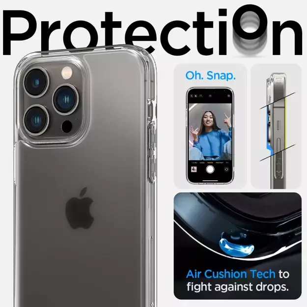 Spigen Ultra Hybrid iPhone 14 Pro Case - Matte Clear 22