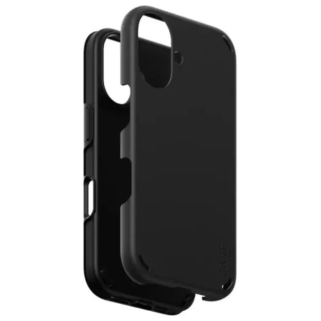 CARE by PanzerGlass Feature Double Defense Case for iPhone 16 - Black 4