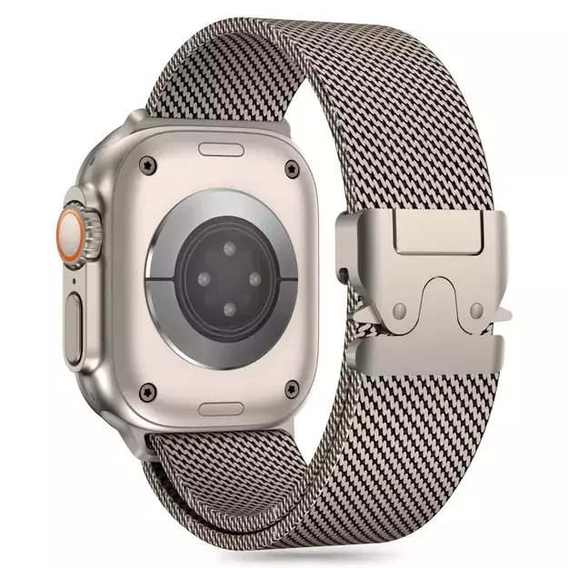 Tech-Protect Milano strap for Apple Watch 6 / 7 / 8 / 9 / 10 / SE / Ultra 1 / 2 (44 / 45 / 46 / 49 MM) - titanium 5