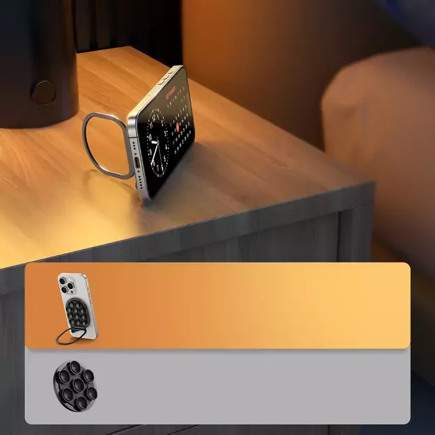 Joyroom JR-ZS418 Smartphone Holder with Stand and Suction Cups with MagSafe - Black 22