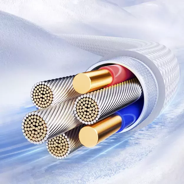 Joyroom S-A42 Crystal-Clear Series 60W USB-C - USB-C cable 1.2m - white 24