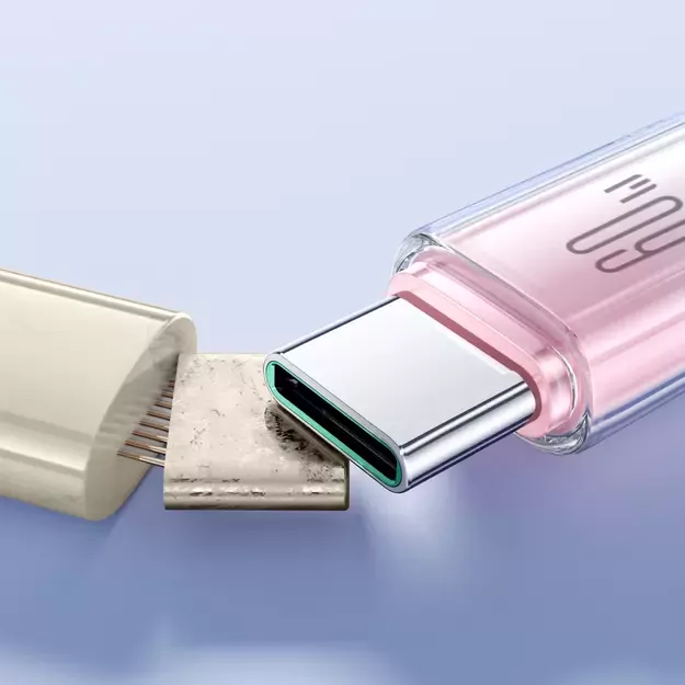 Joyroom S-A42 Crystal-Clear Series 60W USB-C - USB-C cable 1.2m - white 26