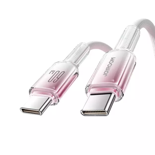 Joyroom S-A42 Crystal-Clear Series 60W USB-C - USB-C cable 1.2m - white 14