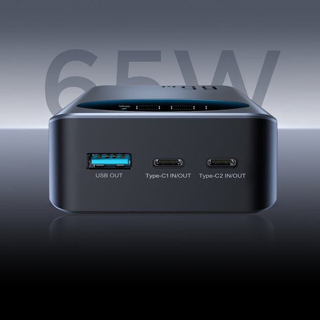 Joyroom 30000mAh 65W power bank with digital display (JR-PBF05) - black 10