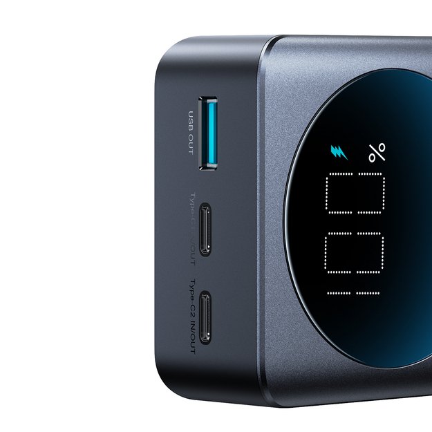 Joyroom 30000mAh 65W power bank with digital display (JR-PBF05) - black 4