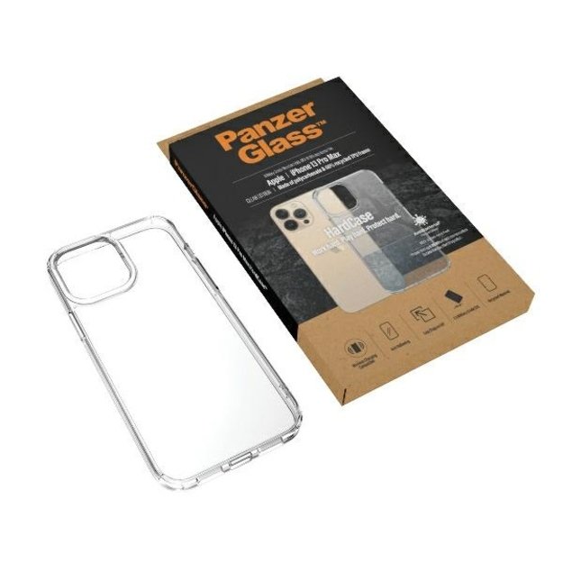 PanzerGlass HardCase antibacterial Military Grade certified case for iPhone 13 Pro Max - transparent 5