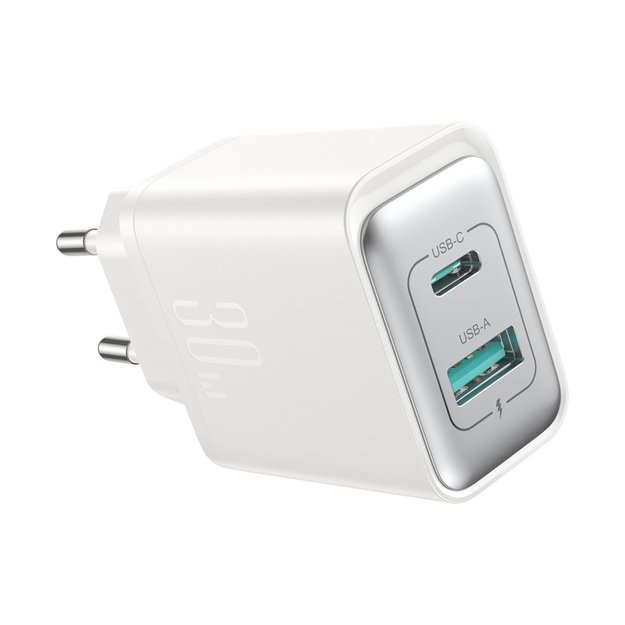 Joyroom JR-TCF15 network charger USB-C / USB-A 30W - white 5