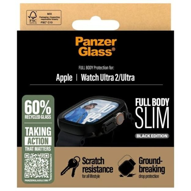 PanzerGlass Full Body Slim Apple Watch Ultra 2 / Ultra 49mm black/black 3718 3