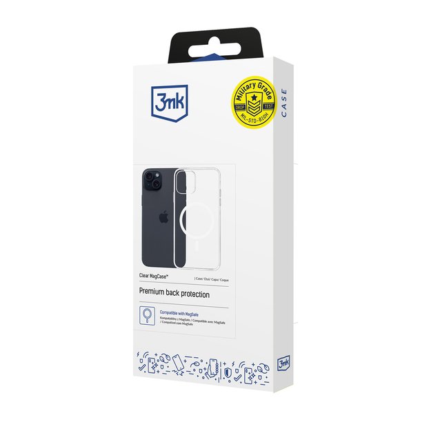 3mk Clear MagCase for Apple iPhone 15 Plus - transparent 4
