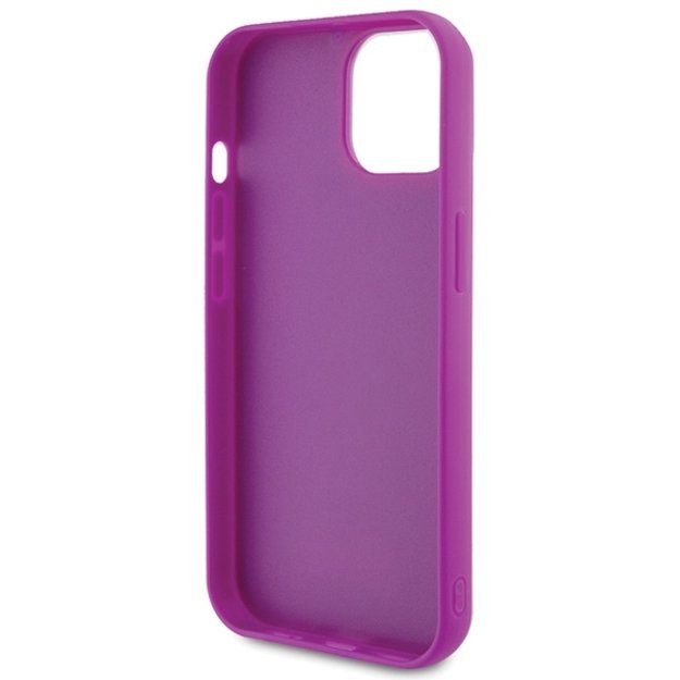 Guess Disco Metal Script case for iPhone 15 - pink 6