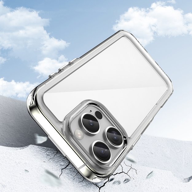Outer Space Case with Gel Frame for iPhone 16 Pro - Clear 2