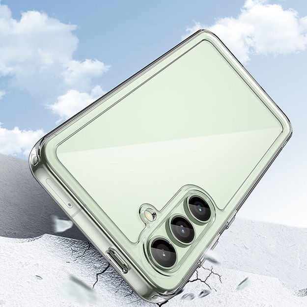 Outer Space Case with Gel Frame for Samsung Galaxy S24 FE - Transparent 6