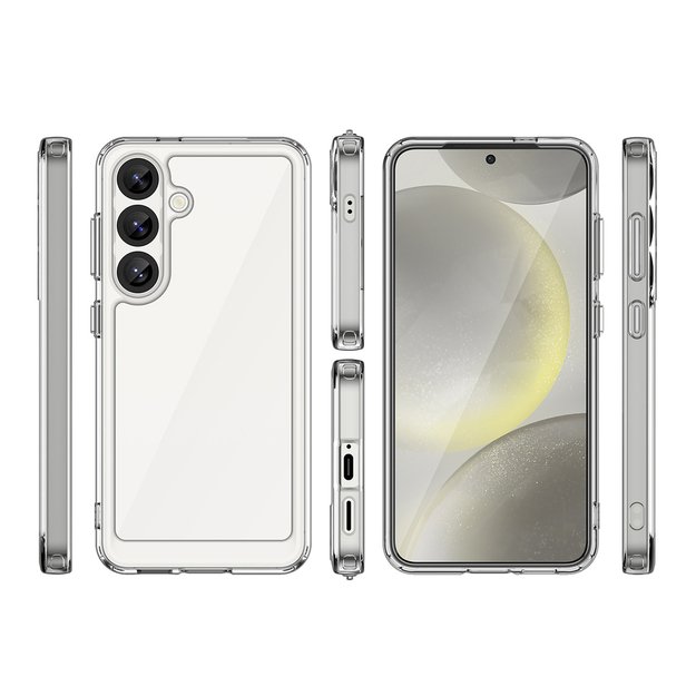 Outer Space Case with Gel Frame for Samsung Galaxy XCover 7 Pro - Transparent 1