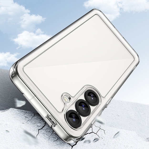 Outer Space Case with Gel Frame for Samsung Galaxy XCover 7 Pro - Transparent 2