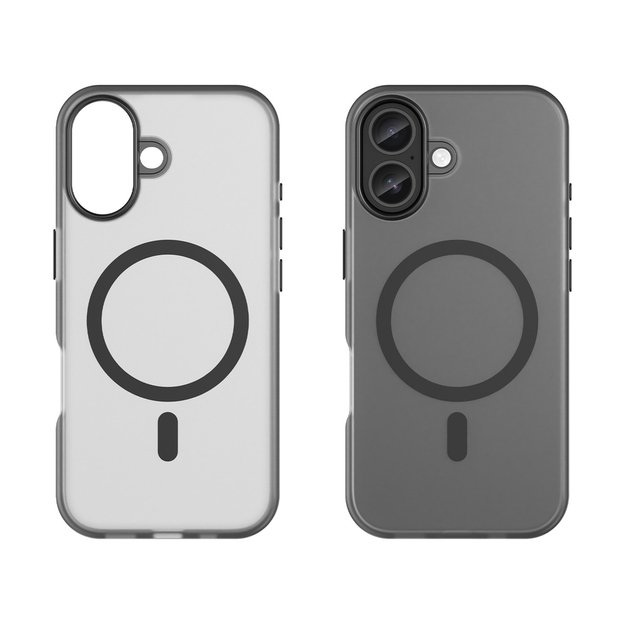 Magnetic Abrasive iPhone 17 Case Compatible with MagSafe - Matte Black 1