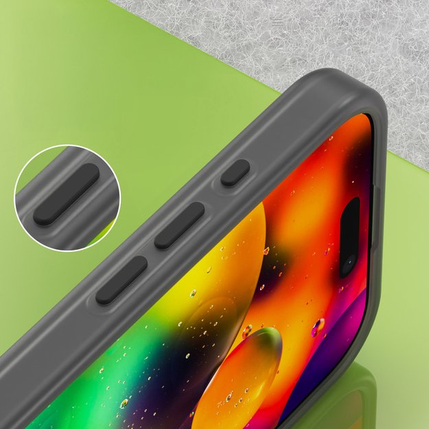 Magnetic Abrasive iPhone 17 Case Compatible with MagSafe - Matte Black 5