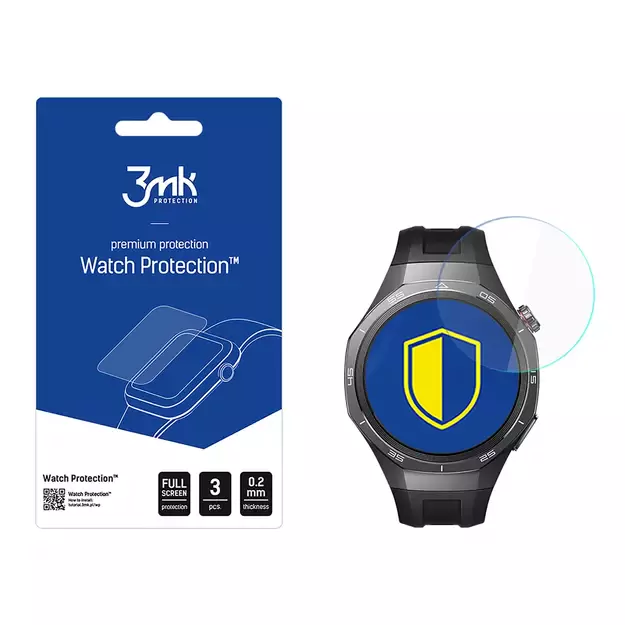 Hybrid Glass 3mk Watch Protection FlexibleGlass for Huawei Watch GT5 Pro 46mm