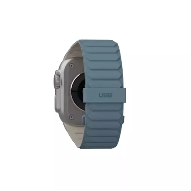 UAG Pathfinder Silicone Double-Sided Magnetic Strap for Apple Watch 42 / 44 / 45 / 46 / 49mm - Gray-Blue 3