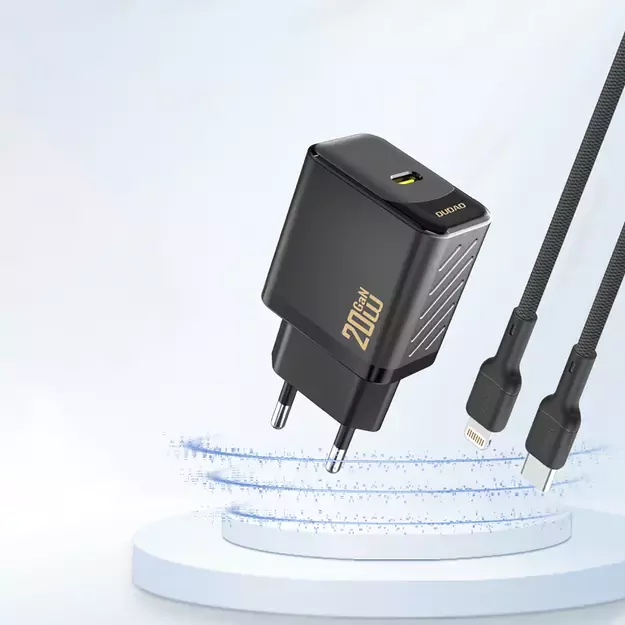 Dudao A26 PD20W GaN USB-C Charger - Black 1