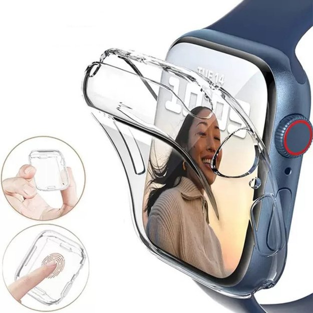 Ultra Clear Watch Case for Apple Watch 41mm (Series 7/8/9) - Clear 1