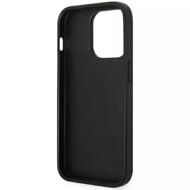 Karl Lagerfeld KLHCP14LSAPCHK iPhone 14 Pro 6,1  hardcase czarny/black Saffiano Choupette Head Patch 13