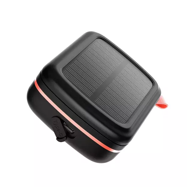 Choetech TWS wireless headphones waterproof with solar panel and built-in 2500mAh powerbank black (BH-T05) 4