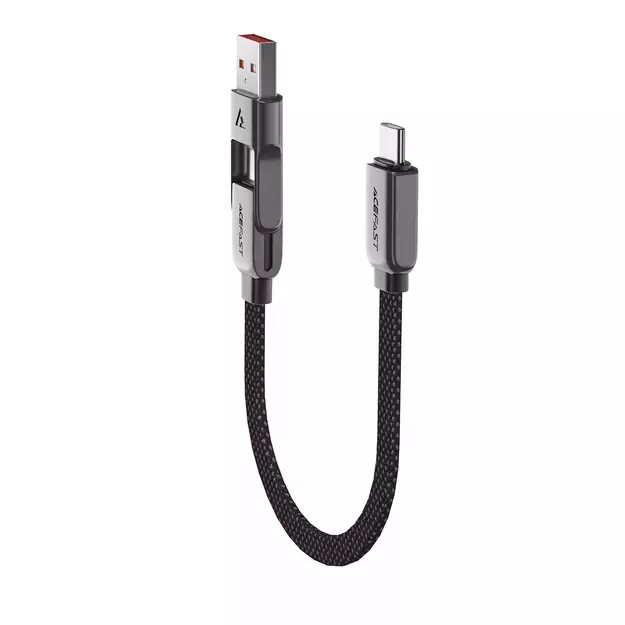Acefast C13-05 USB-C - USB-A / USB-C Cable 480Mb/s 3A 0.2m - Black 11
