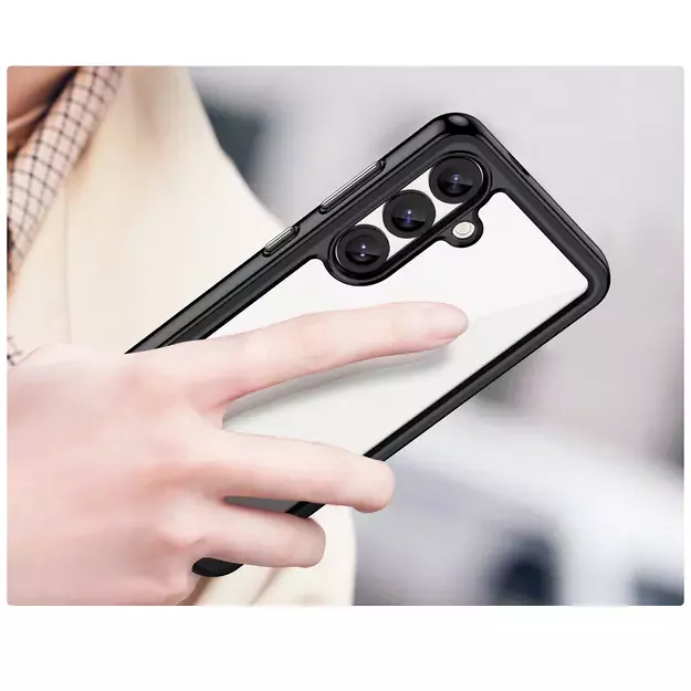 Outer Space Case with Gel Frame for Samsung Galaxy S25 - Black 14