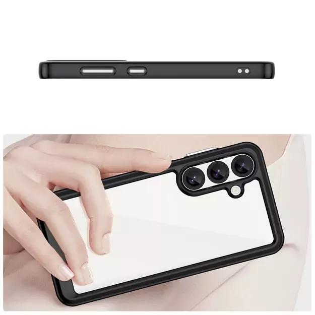 Outer Space Case with Gel Frame for Samsung Galaxy S25 - Black 13