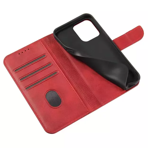 Magnet Case with Flip for Samsung Galaxy S25+ - Red 13