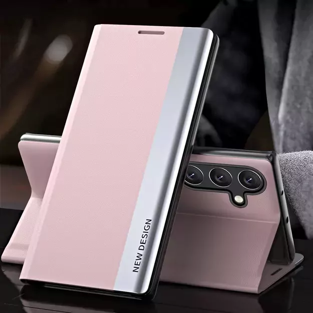 Sleep Case Pro Samsung Galaxy S25+ Case with Flip and Stand - Pink 2