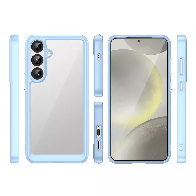 Outer Space Case with Gel Frame for Samsung Galaxy S25+ - Blue 7