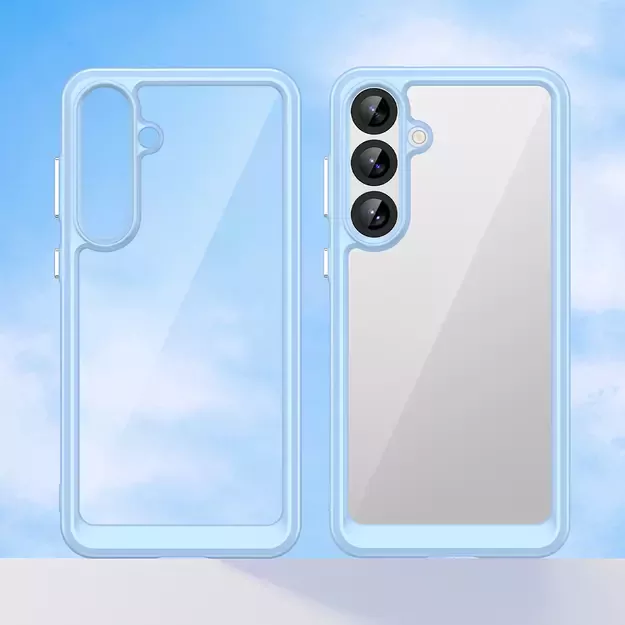 Outer Space Case with Gel Frame for Samsung Galaxy S25+ - Blue 12