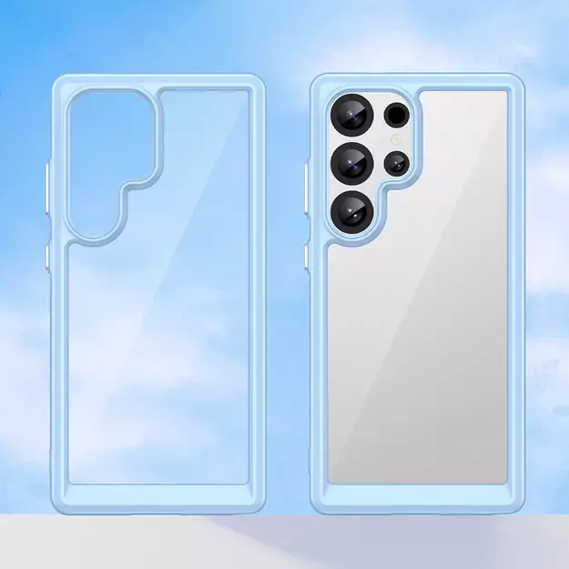 Outer Space Case with Gel Frame for Samsung Galaxy S25 Ultra - Blue 5