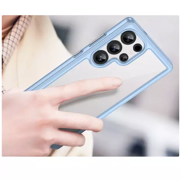 Outer Space Case with Gel Frame for Samsung Galaxy S25 Ultra - Blue 6