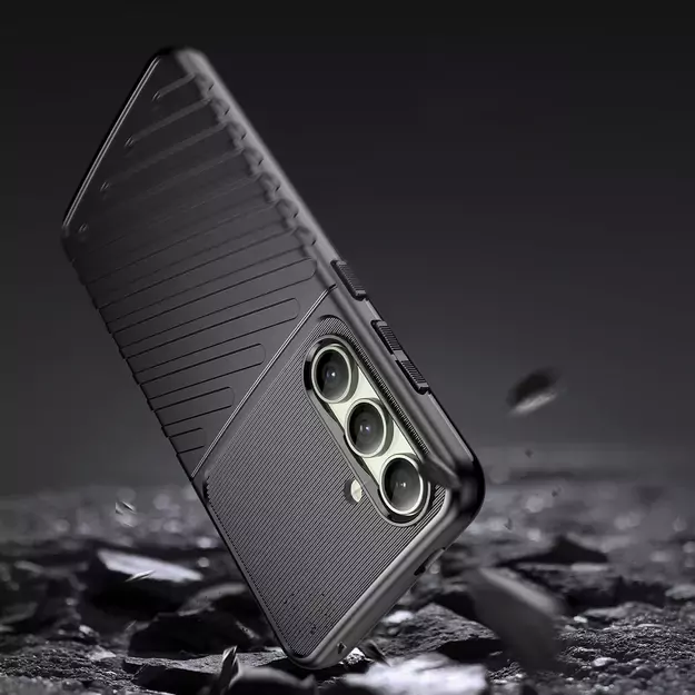 Thunder Case for Samsung Galaxy S24 FE Silicone Armored Cover - Black 9