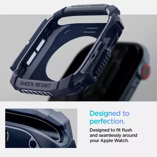 Spigen Rugged Armor Case for Apple Watch 10 46mm - Navy Blue 22