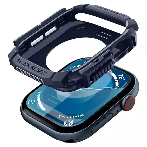 Spigen Rugged Armor Case for Apple Watch 10 46mm - Navy Blue 16